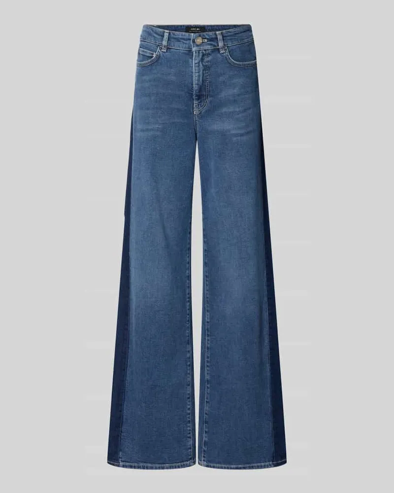 Marc Cain Wide Leg Jeans mit Eingrifftaschen Jeansblau