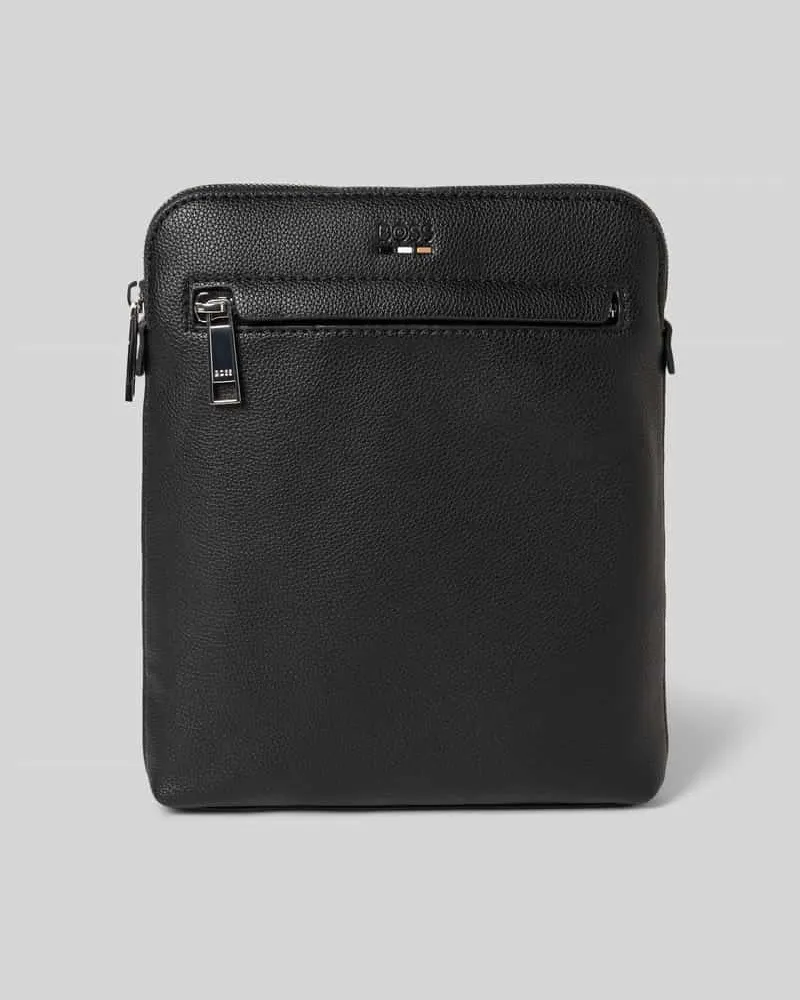 HUGO BOSS Kulturtasche mit Label-Detail Modell 'Ray Black