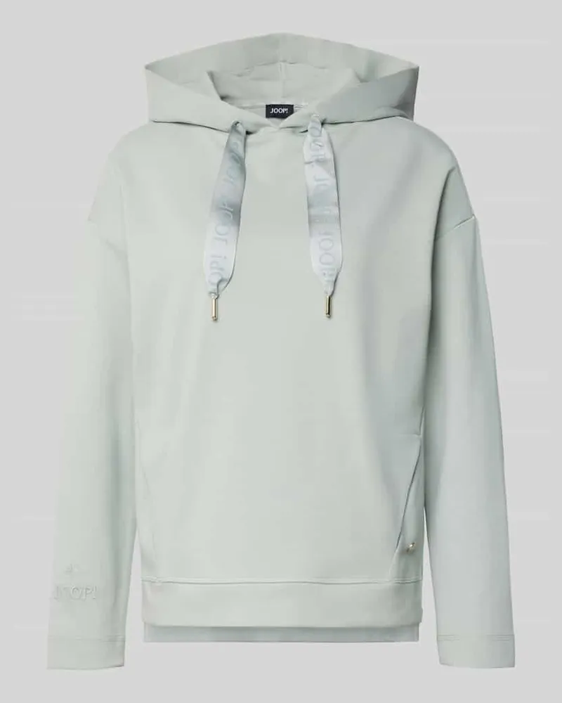 JOOP! Regular Fit Hoodie mit Logo-Applikation Hellgruen