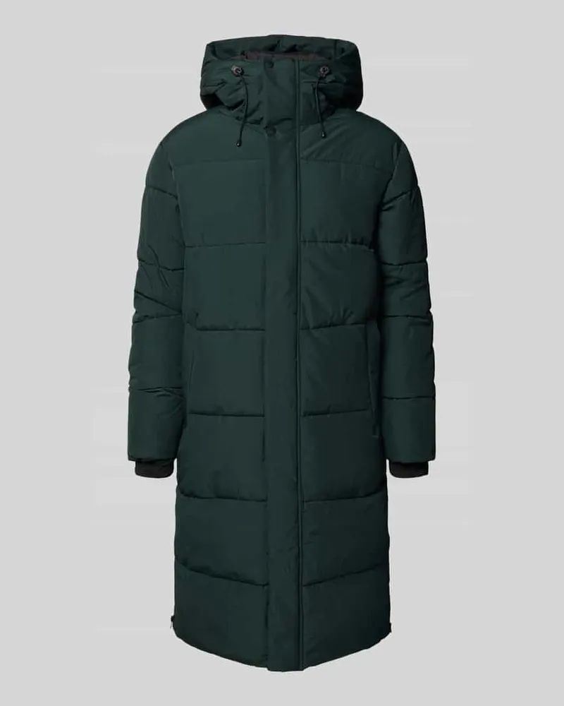 Icepeak Steppmantel mit Kapuze und Eingrifftaschen Modell 'ARDEK Oliv