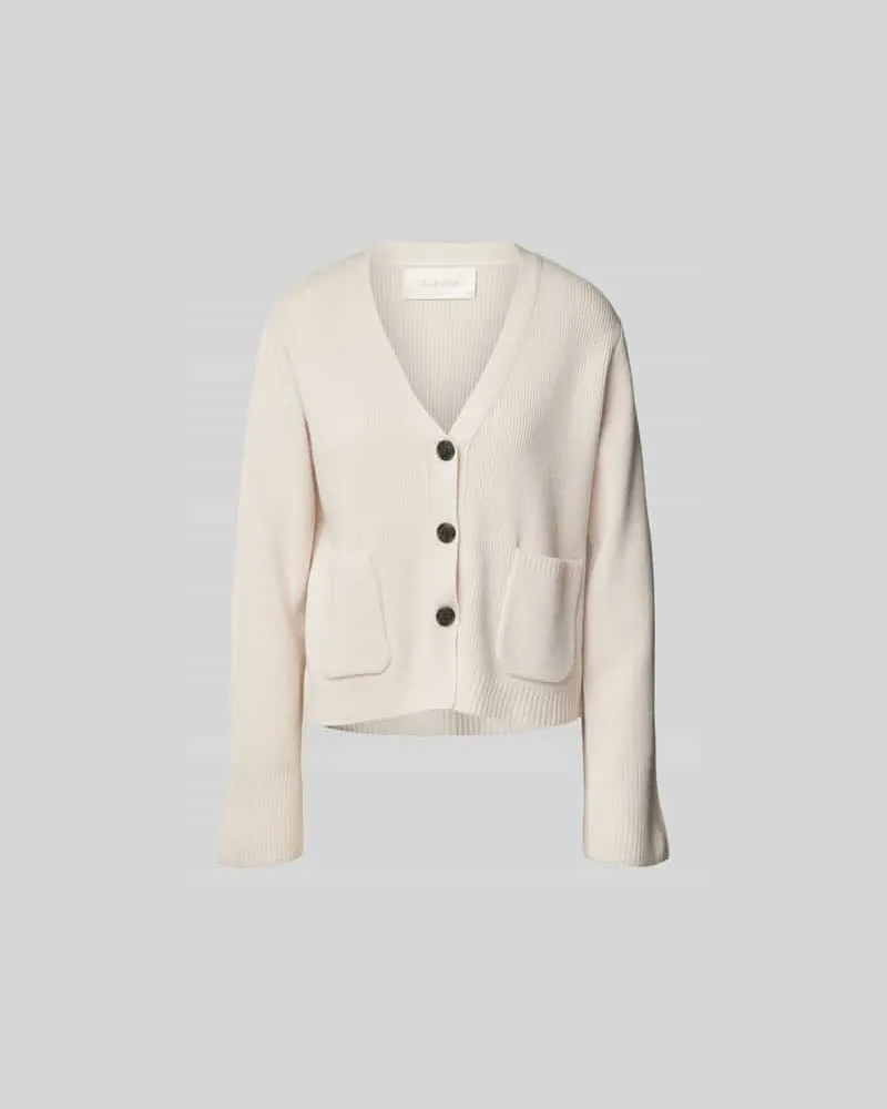 Juvia Strickjacke mit Knopfleiste Ecru