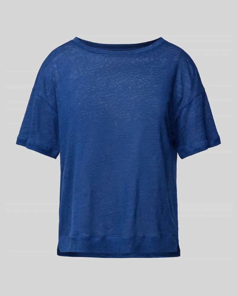 Max Mara T-Shirt mit überschnittenen Schultern Modell 'FALLA Marine