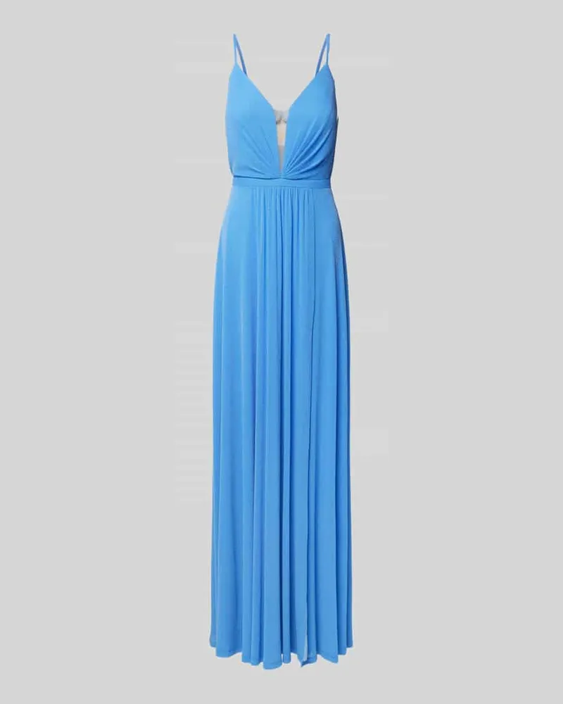 Vera Mont Abendkleid mit Taillenpasse Bleu