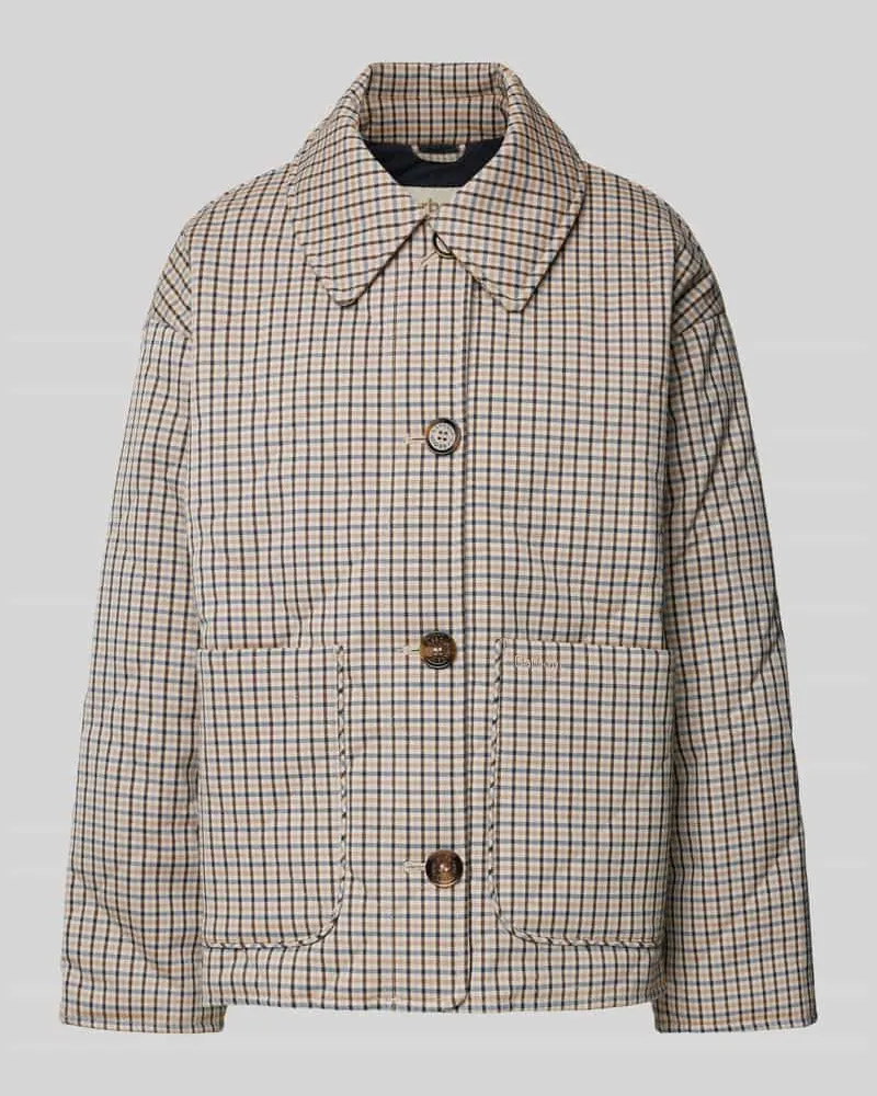 Barbour Jacke mit aufgesetzten Taschen Modell 'Cassidie Quilt Marine