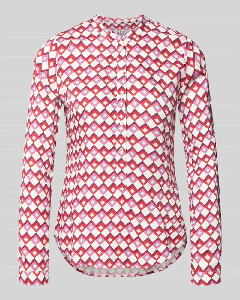 Emily van den Bergh Bluse aus reiner Viskose Pink