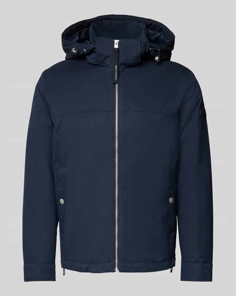 Marc O'Polo Regular Fit Jacke mit Baumwoll-Anteil Marine