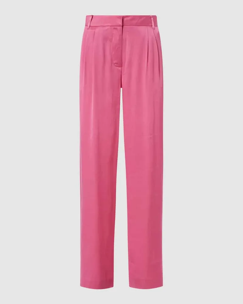 YOUNG POETS SOCIETY Bundfaltenhose aus Satin Modell 'Matilda Pink