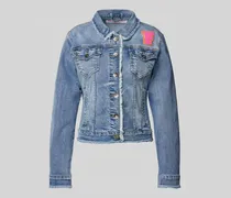 Jeansjacke mit Label-Patch Modell 'PETTY