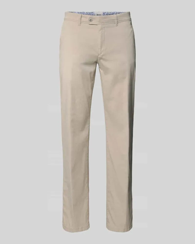Brax Regular Fit Hose mit Gesäßtaschen Modell 'Evans Beige