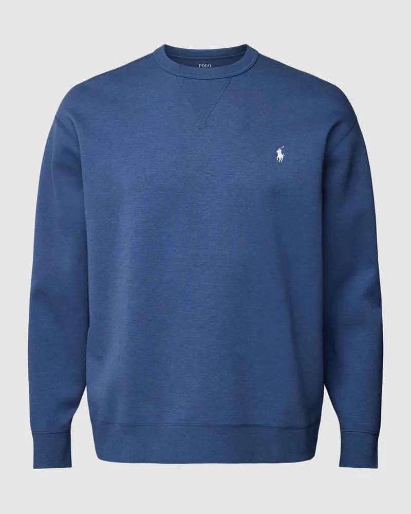 Ralph Lauren PLUS SIZE Sweatshirt mit Logo-Stitching Blau