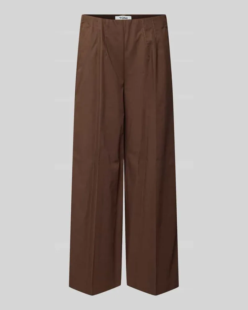 TONI Culotte mit Eingrifftaschen Modell 'Jenny Dunkelbraun