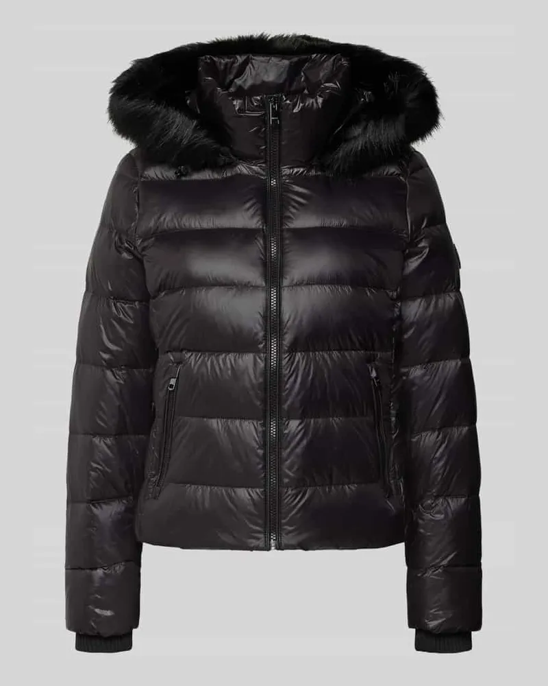 Tommy Hilfiger Slim Fit Daunenjacke in glänzender Optik Black