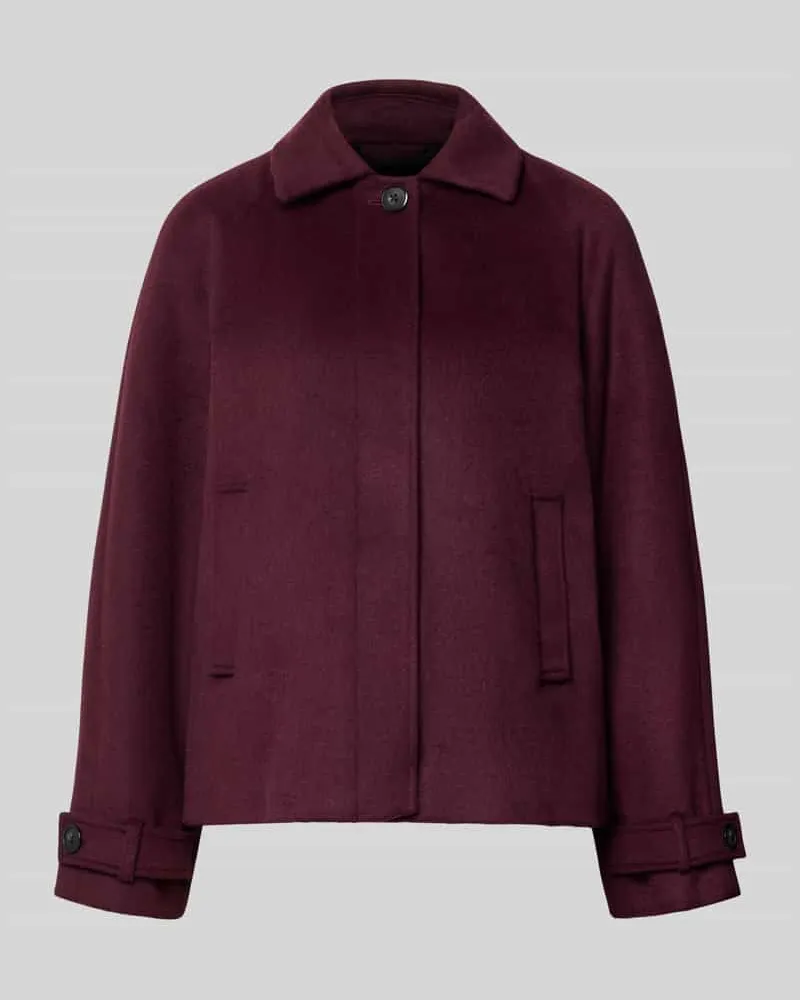 Christian Berg Jacke mit Woll-Anteil Pflaume