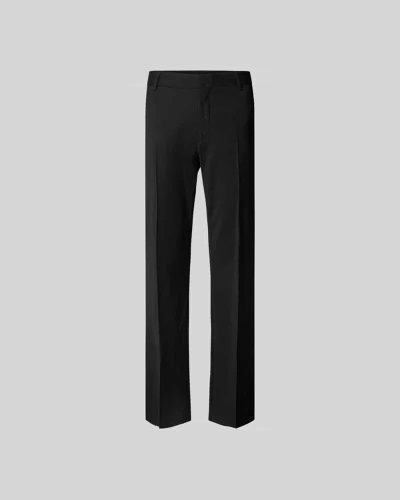 Filippa K Regular Fit Stoffhose aus Woll-Mix Black