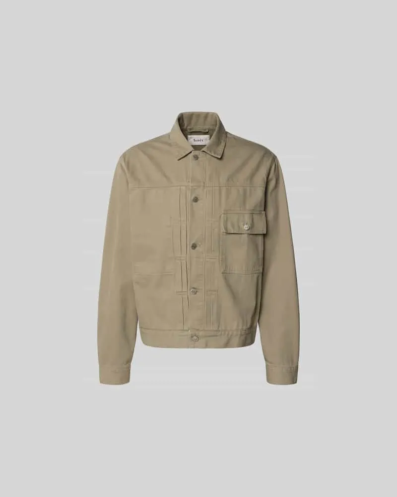 forét Jeansjacke aus reiner Baumwolle Camel