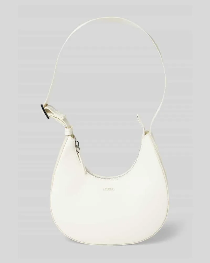 HUGO BOSS Handtasche mit Label-Detail Ecru