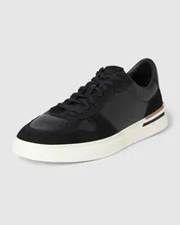 HUGO BOSS Sneaker aus Leder mit Schnürung Black