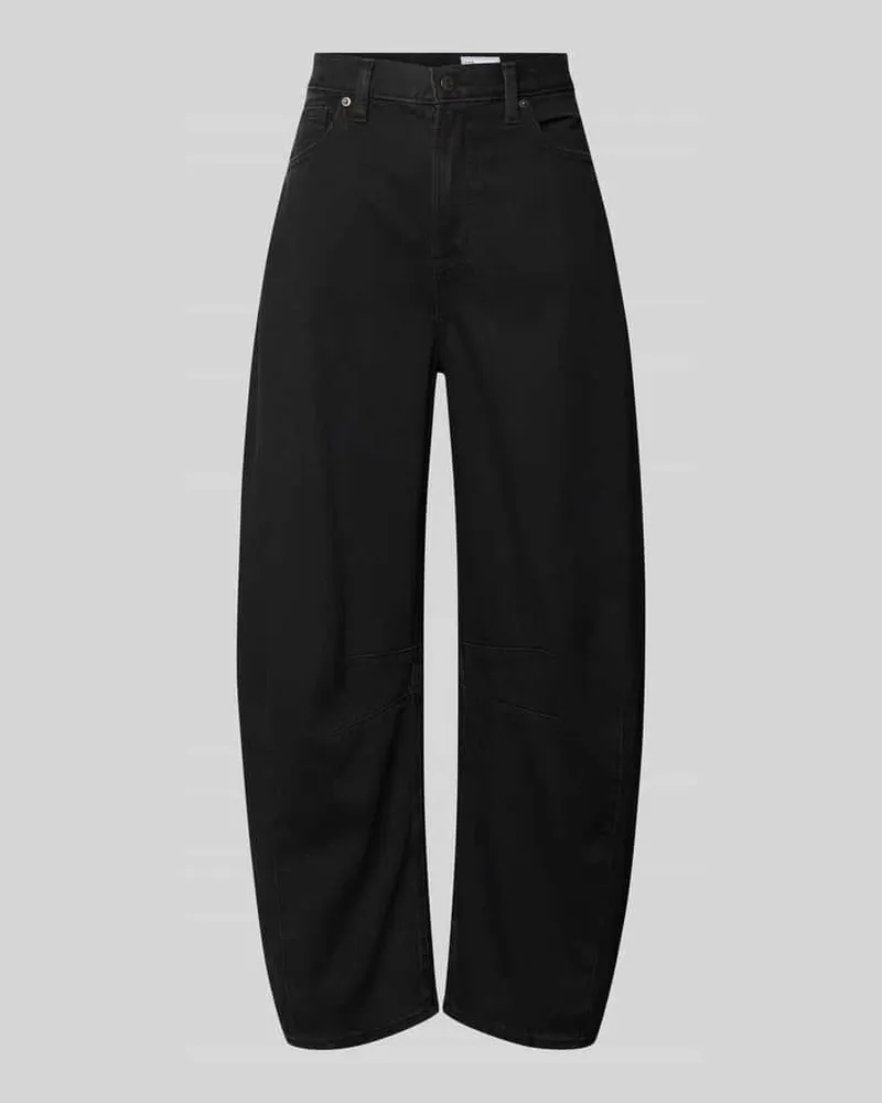 GAP Barrel Jeans mit Eingrifftaschen Modell 'HORSESHOE Anthrazit