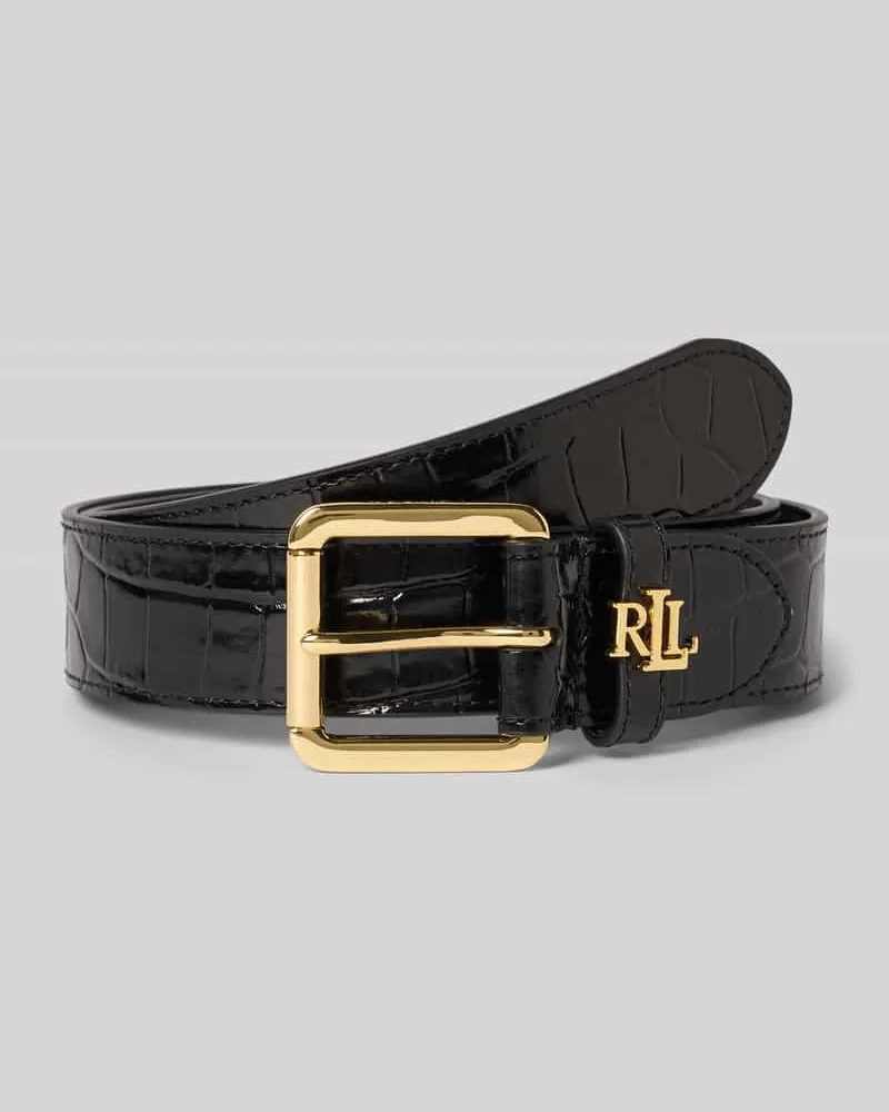 Ralph Lauren Gürtel mit Label-Detail Black