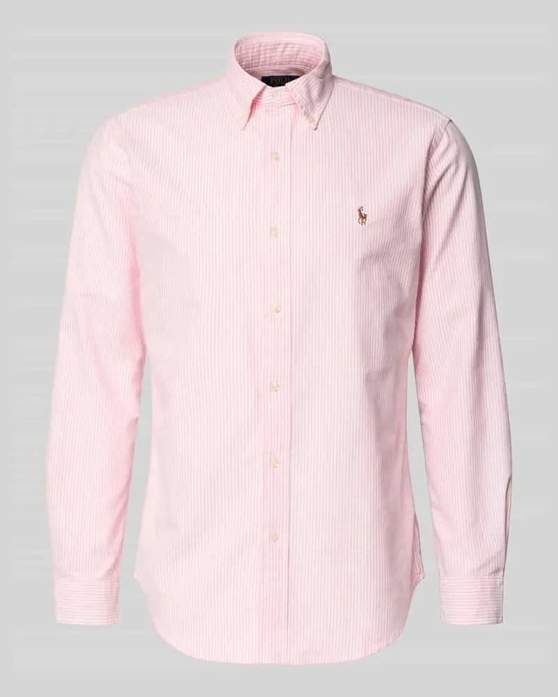 Ralph Lauren Custom Fit Freizeithemd mit Button-Down-Kragen Rose