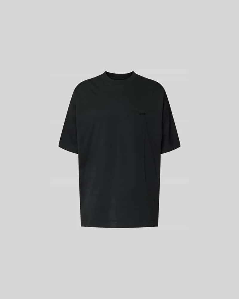 VETEMENTS Oversized T-Shirt aus Baumwolle Black