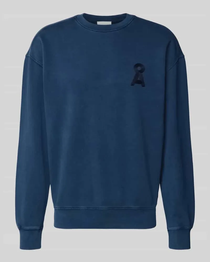 Armedangels Relaxed Fit Sweatshirt aus reiner Bio-Baumwolle Modell 'ICONIC Å GMT Marine