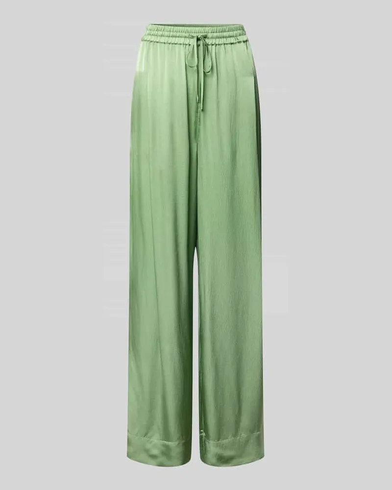 Essentiel Wide Leg Hose mit Strukturmuster Modell 'Hollusk Mint