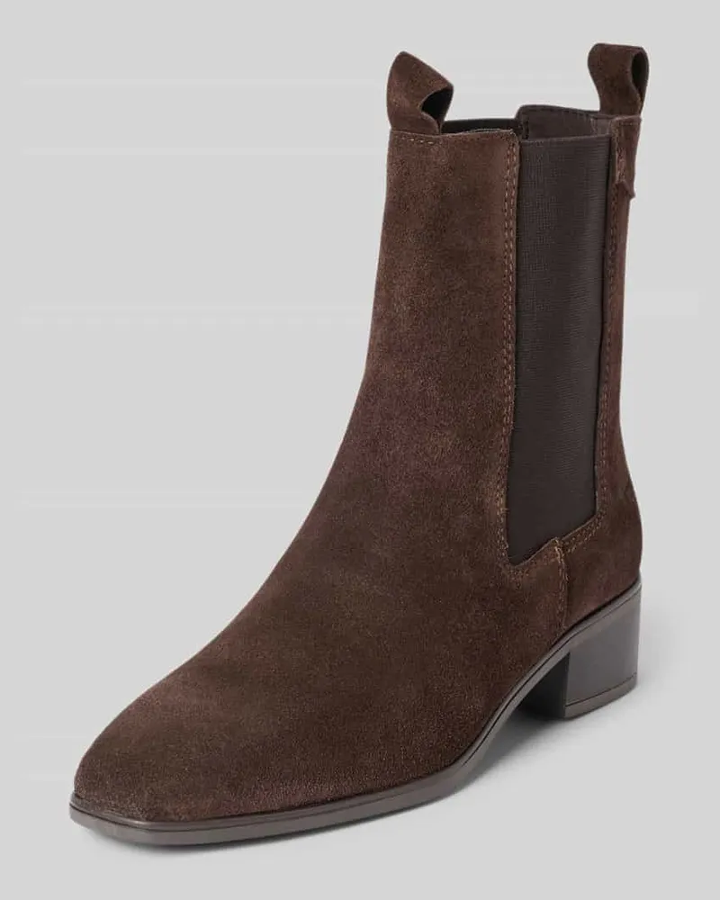 Tamaris Chelseas aus echtem Rindsleder Dunkelbraun