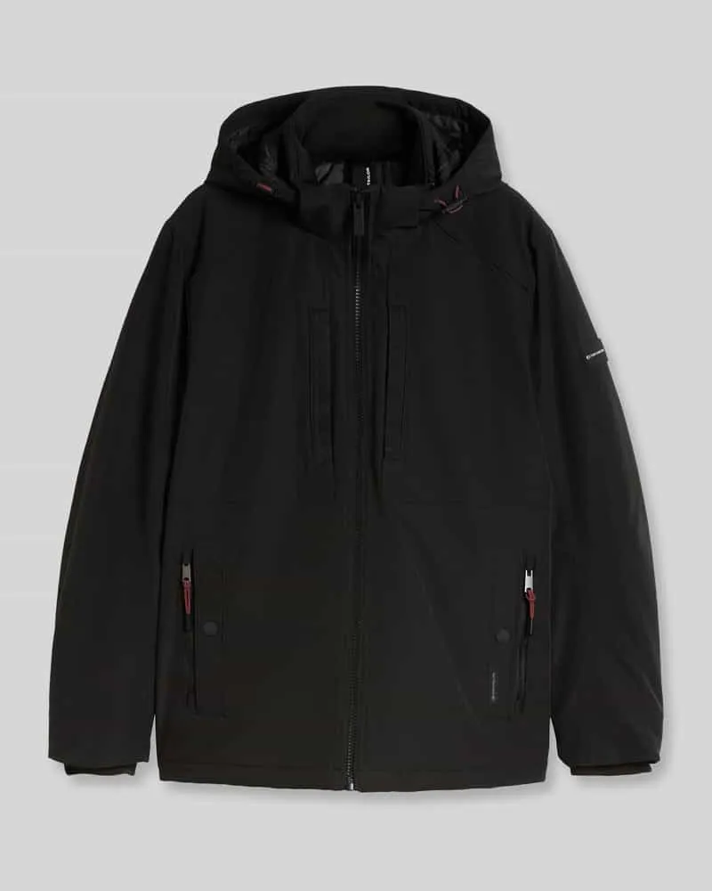 Tom Tailor Funktionsjacke mit Kapuze Black