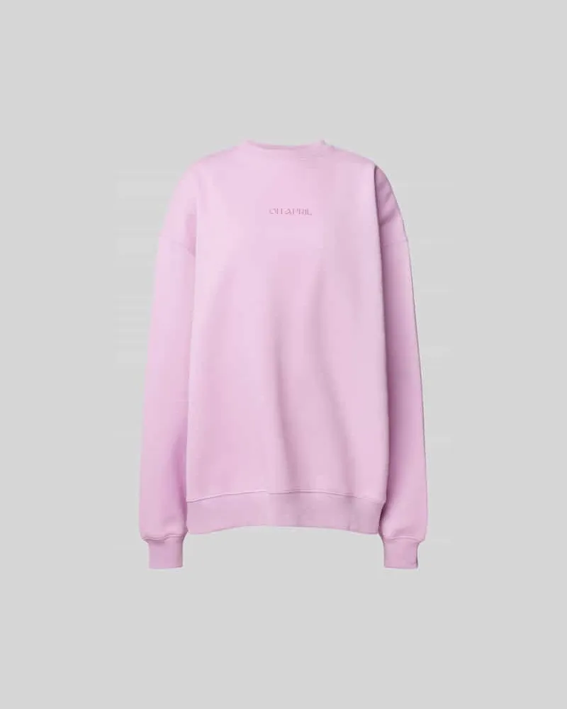 OH APRIL Oversized Sweatshirt mit Stehkragen Lila