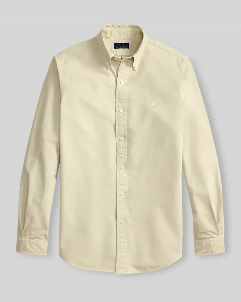 Ralph Lauren Regular Fit Classic Freizeithemd mit Logo-Stickerei Taupe
