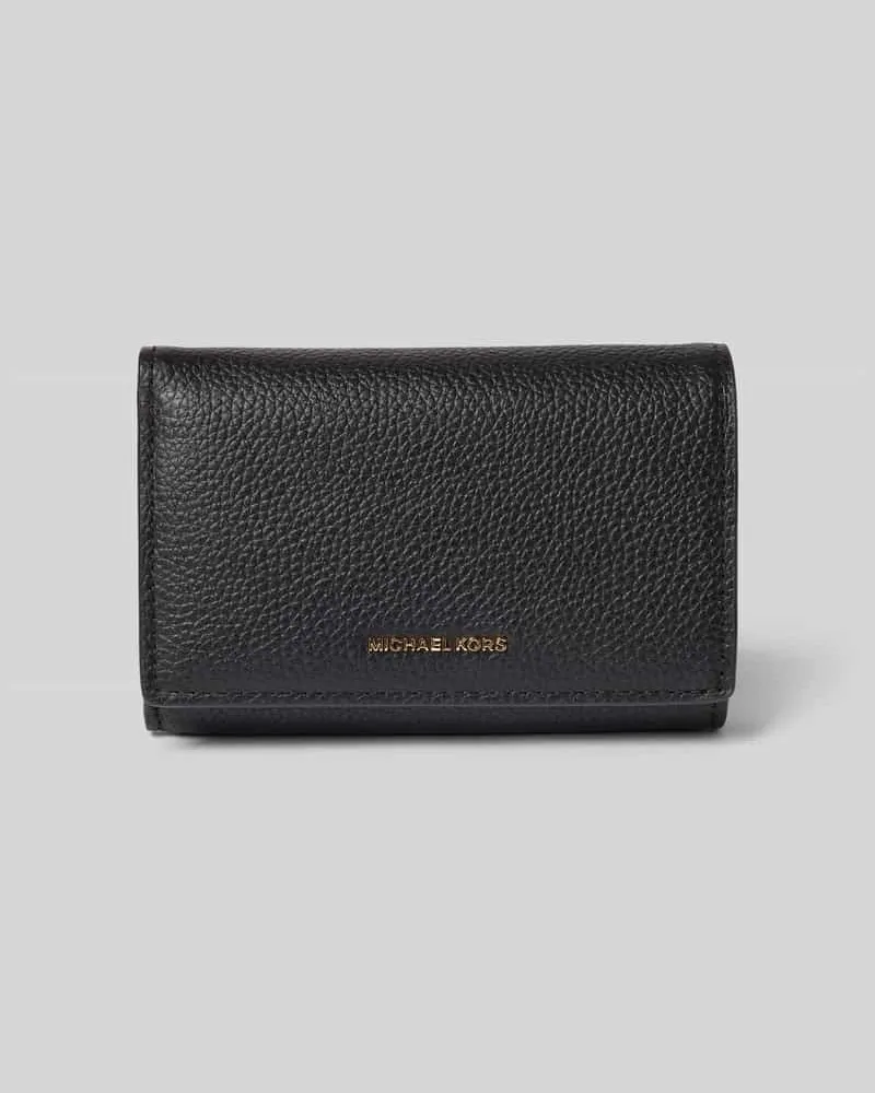 Michael Kors Portemonnaie mit Label-Applikation Modell 'BRYANT Black