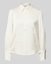 Scotch&Soda Slim Fit Bluse mit Umlegekragen Offwhite