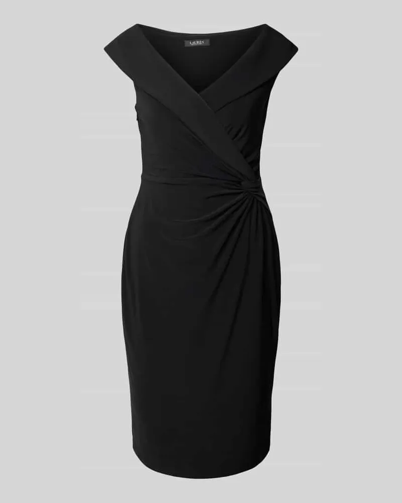 Ralph Lauren Cocktailkleid mit Knoten-Detail Modell 'LEONIDAS Black