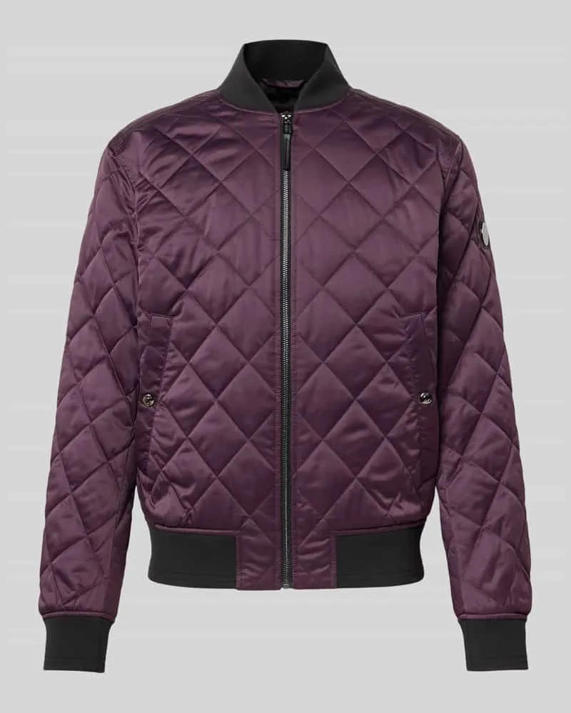 JOOP! Regular Fit Steppjacke mit Stehkragen Modell 'Adams Purple