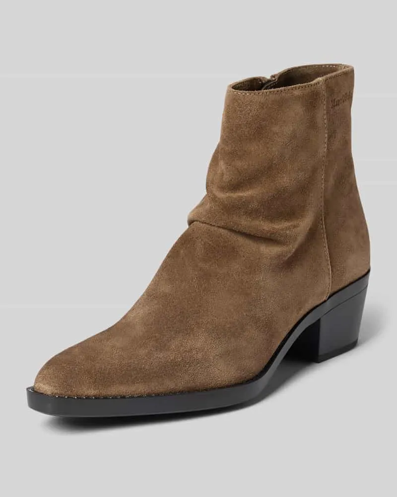 Marc O'Polo Stiefeletten auch echtem Rindsleder Modell 'Rodeo 2 Hellbraun