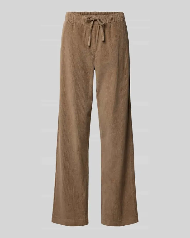 Armedangels Wide Leg Cordhose aus Baumwoll-Mix Modell 'JAIMILAA CORDUROY Taupe