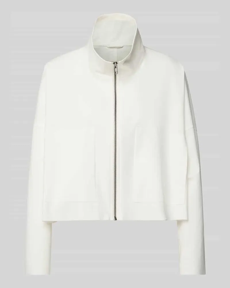 Drykorn Relaxed Fit Blazer mit Reißverschluss Modell 'ELSTOW Weiss