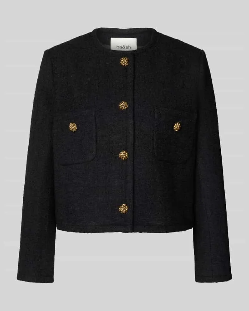 ba&sh Regular Fit Blazer mit Lanawoll-Anteil Modell 'Meredith Black