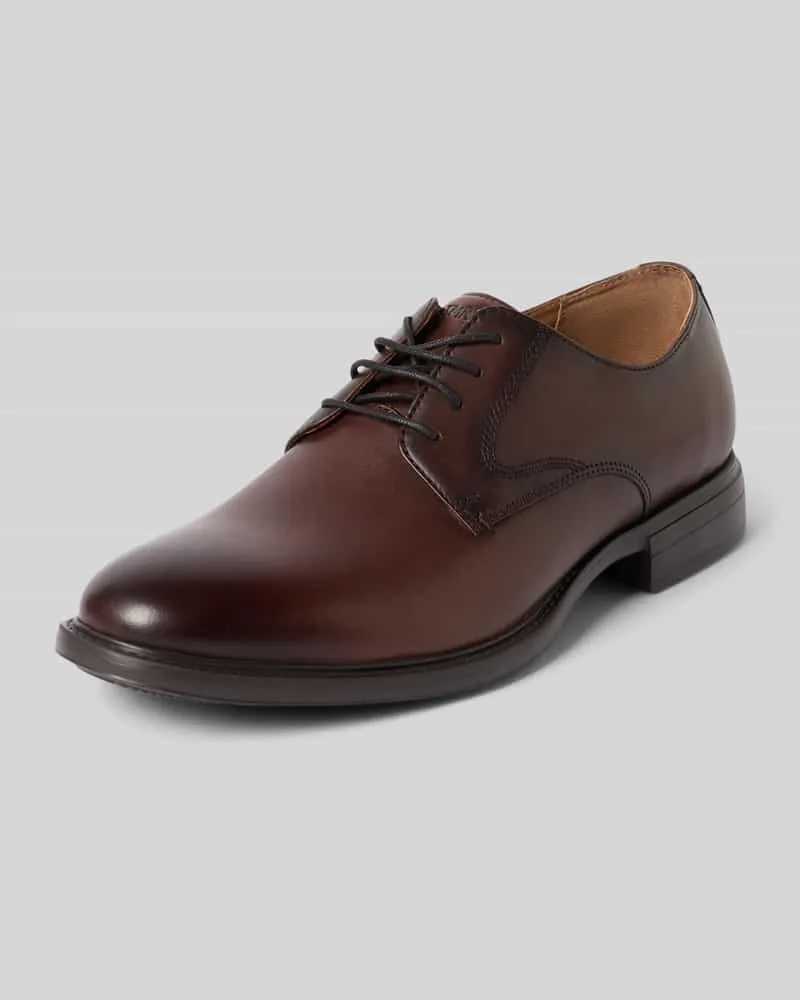 Tamaris Sneaker aus echtem Leder Dunkelbraun