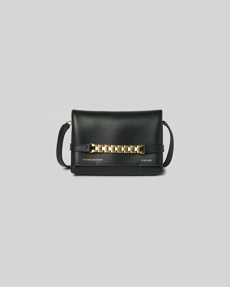 Victoria Beckham Shoulder Bag mit Logo-Print Black
