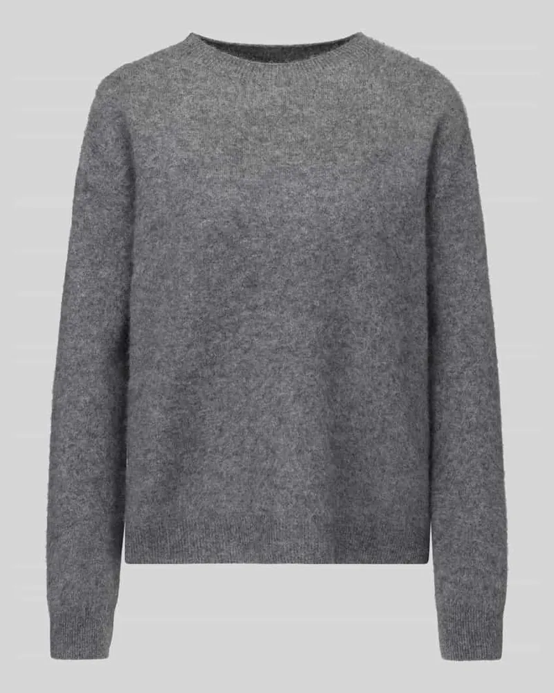 Max Mara Regular Fit Pullover aus Schurwoll-Kaschmir-Mix Modell 'DECO Mittelgrau
