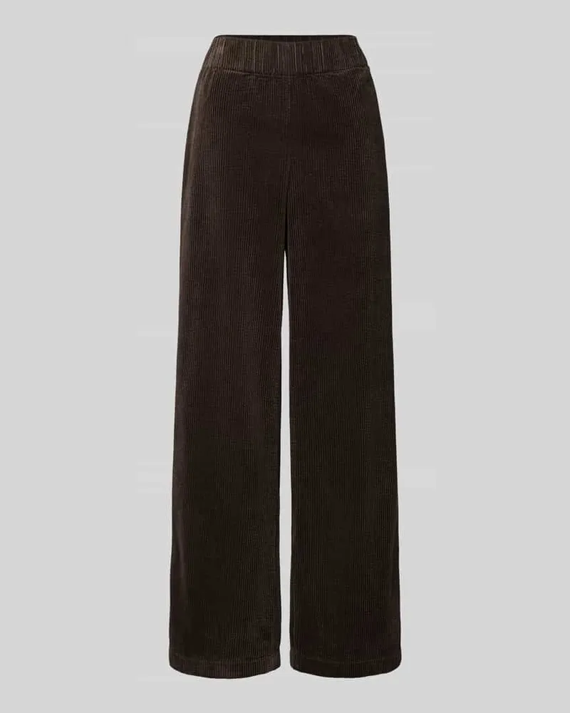 Marc O'Polo Relaxed Fit Cordhose aus reiner Baumwolle Dunkelbraun