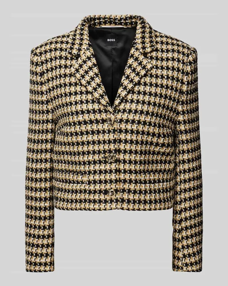 HUGO BOSS Blazer mit Resortkragen Modell 'Jolenal Hellbraun