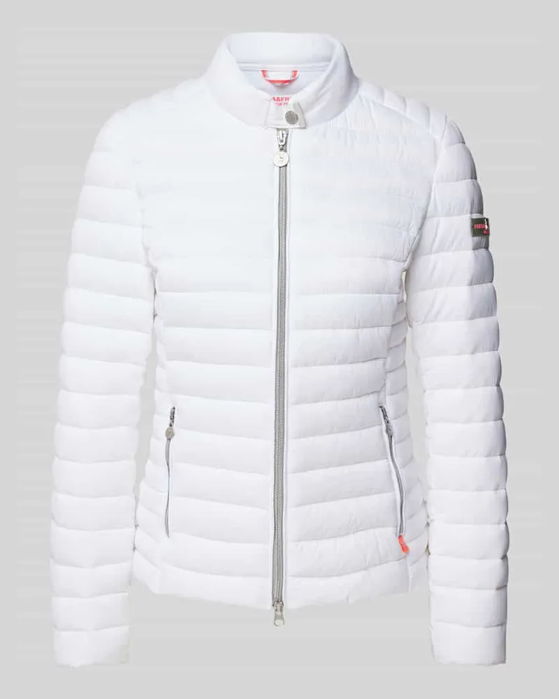 Frieda & Freddies Steppjacke mit Reißverschlusstaschen Modell 'JUDY Weiss