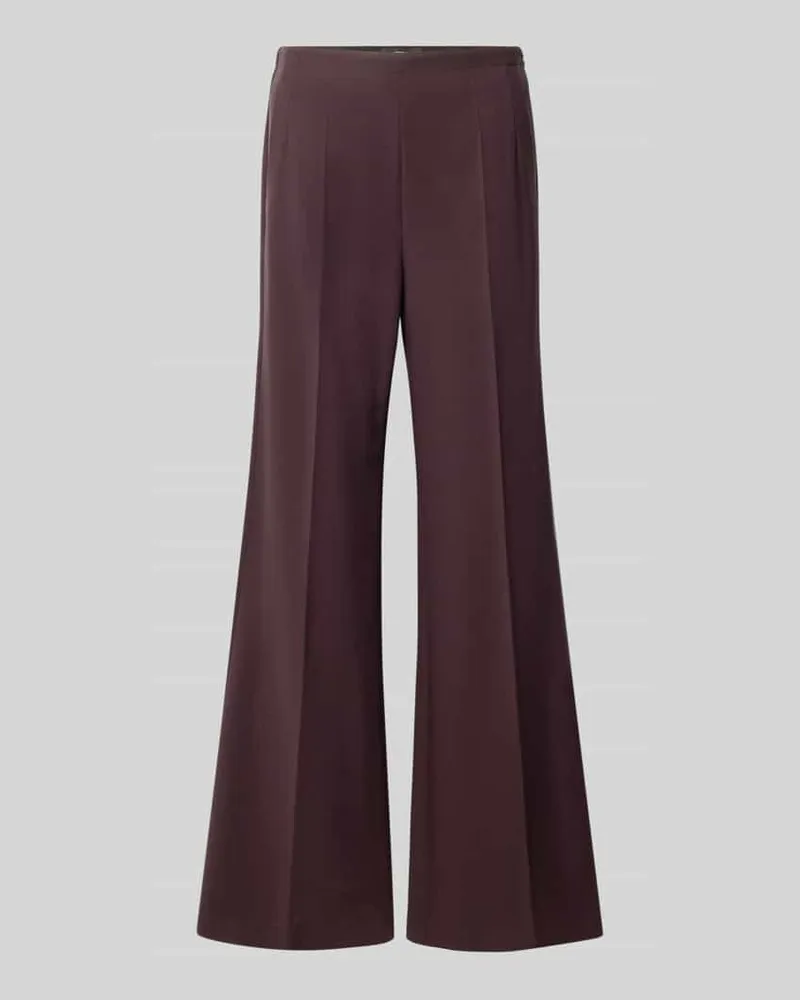 windsor. Flared Fit Hose mit Viskose-Anteil Bordeaux