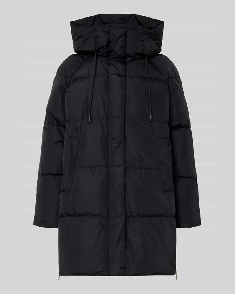 Max Mara Regular Fit Daunenmantel mit Kapuze Modell 'NEWBEMBO Black