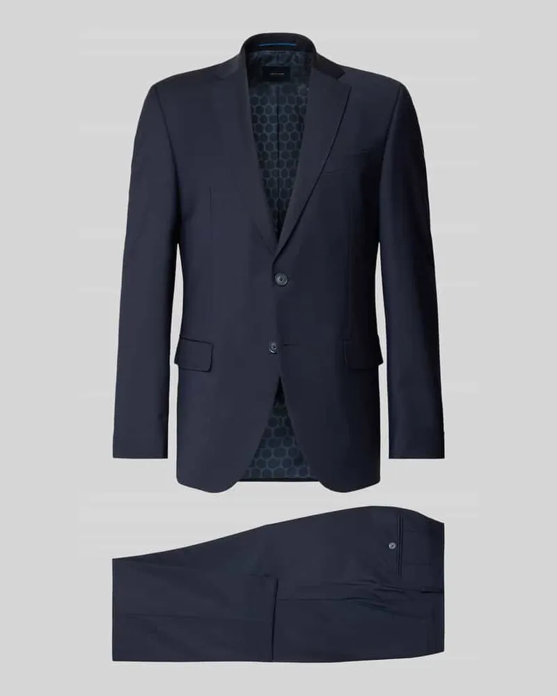 Pierre Cardin Anzug mit Reverskragen Marine