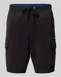 Michael Kors Regular Fit Cargoshorts mit elastischem Bund Black