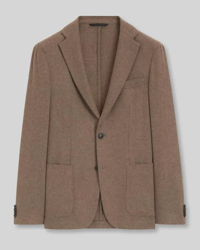 HUGO BOSS Slim Fit Sakko mit Schurwoll-Anteil Modell 'P-Hanry-WG-264 Beige